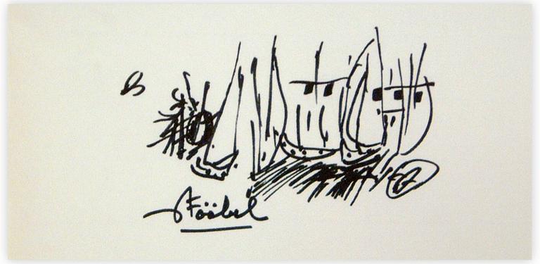 Catalogue raisonné, Edgar Stoëbel, voiles au port — 