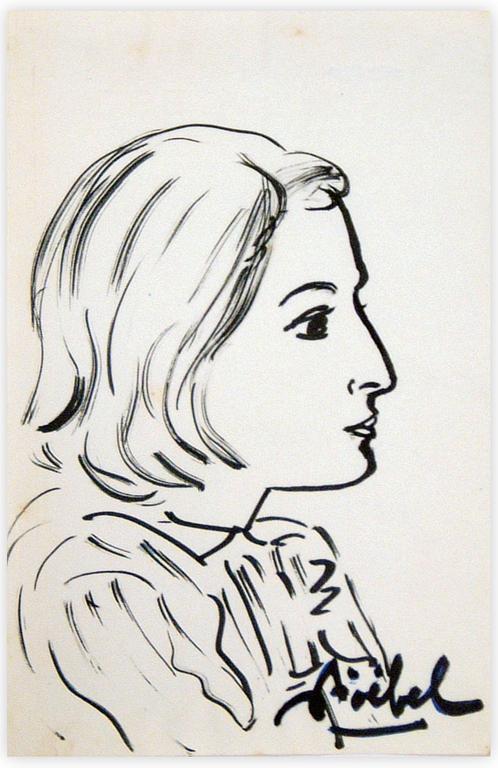 Catalogue raisonné, Edgar Stoëbel, portrait de femme — 