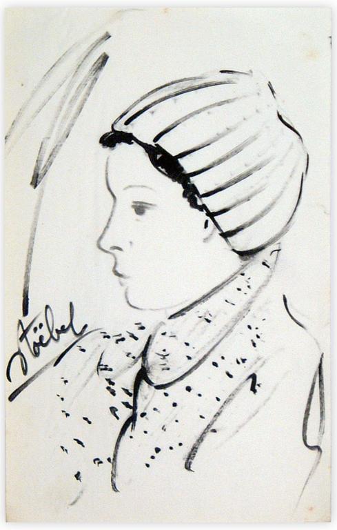 Catalogue raisonné, Edgar Stoëbel, portrait de femme — 