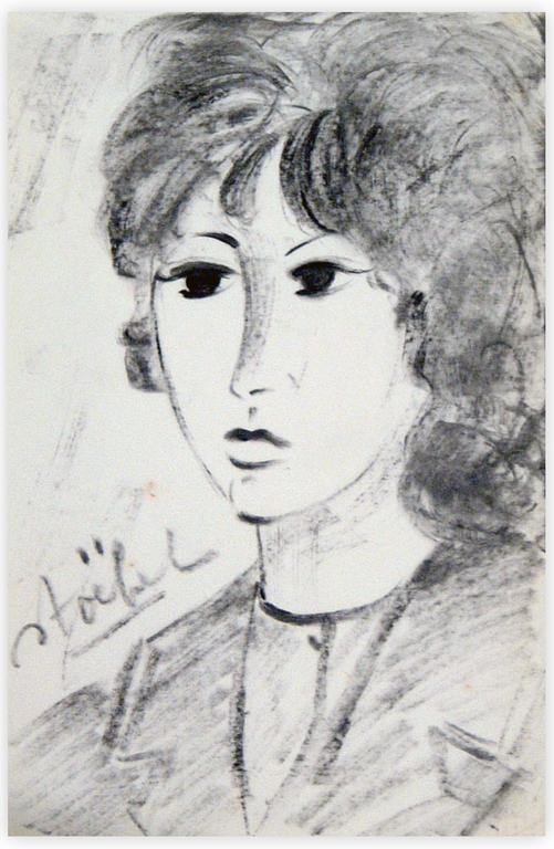 Catalogue raisonné, Edgar Stoëbel, portrait de femme — 