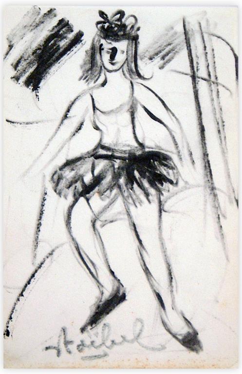 Catalogue raisonné, Edgar Stoëbel, scène de cirque - danseuse — 