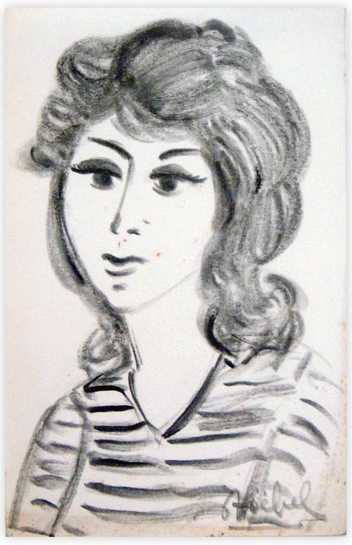 Catalogue raisonné, Edgar Stoëbel, portrait de femme — 