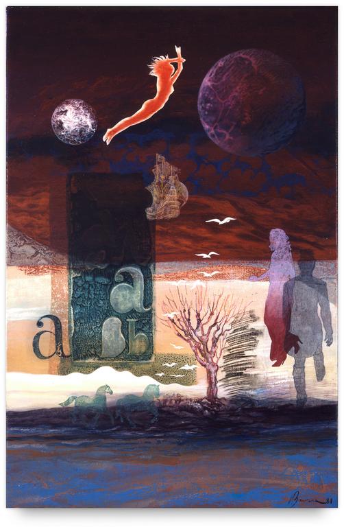 Catalogue raisonné, Henri Baviera, Envol vers le mauve - 1981
