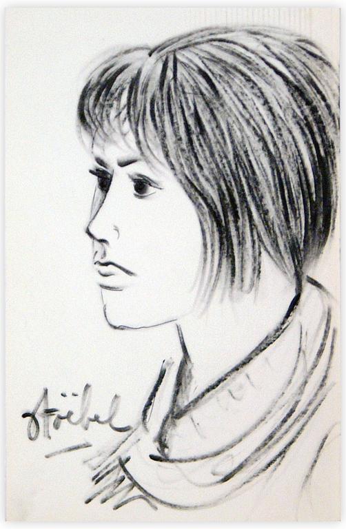 Catalogue raisonné, Edgar Stoëbel, portrait de femme — 