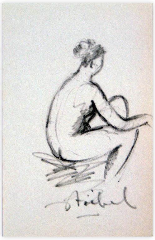 Catalogue raisonné, Edgar Stoëbel, nue — 