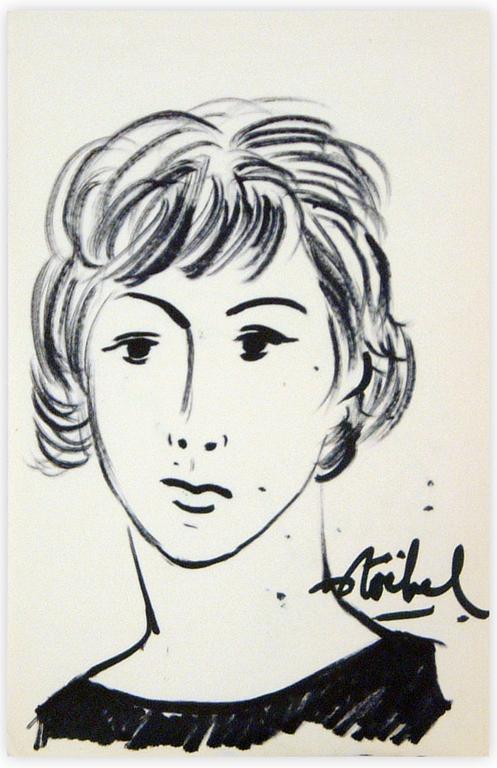 Catalogue raisonné, Edgar Stoëbel, portrait de femme — 