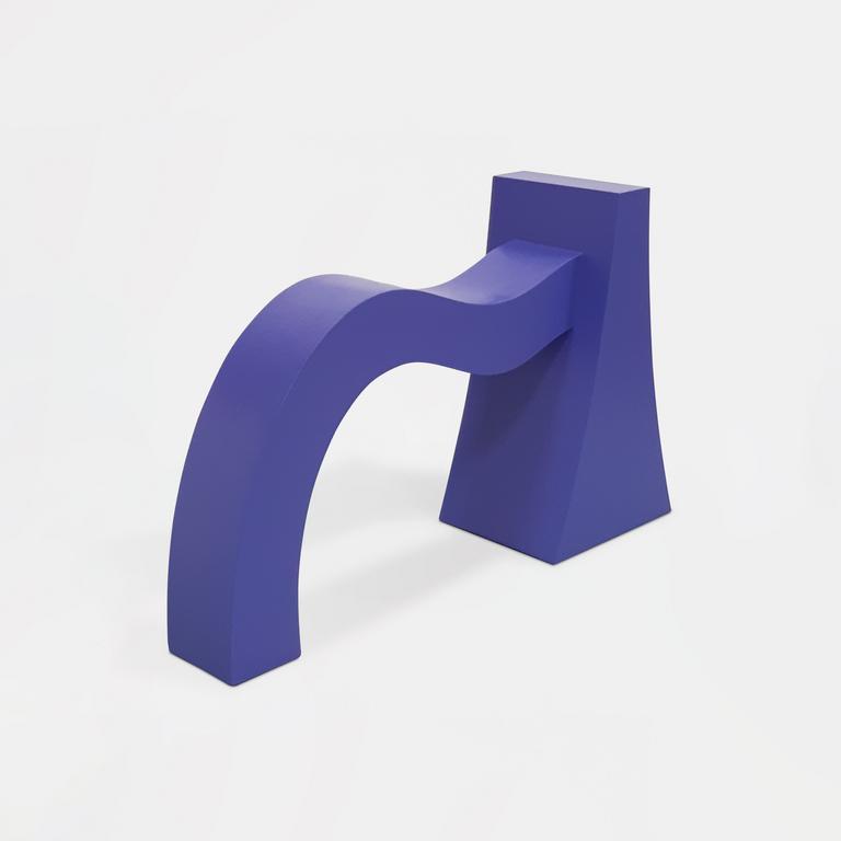 Catalogue raisonné, Jean-Paul Thaéron, Sculpture bleu violet - 2019