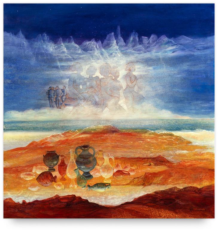 Catalogue raisonné, Henri Baviera, Enchantement des muses par Iemanja — 1988