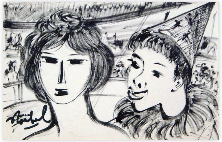 Catalogue raisonné, Edgar Stoëbel, scène de cirque — 