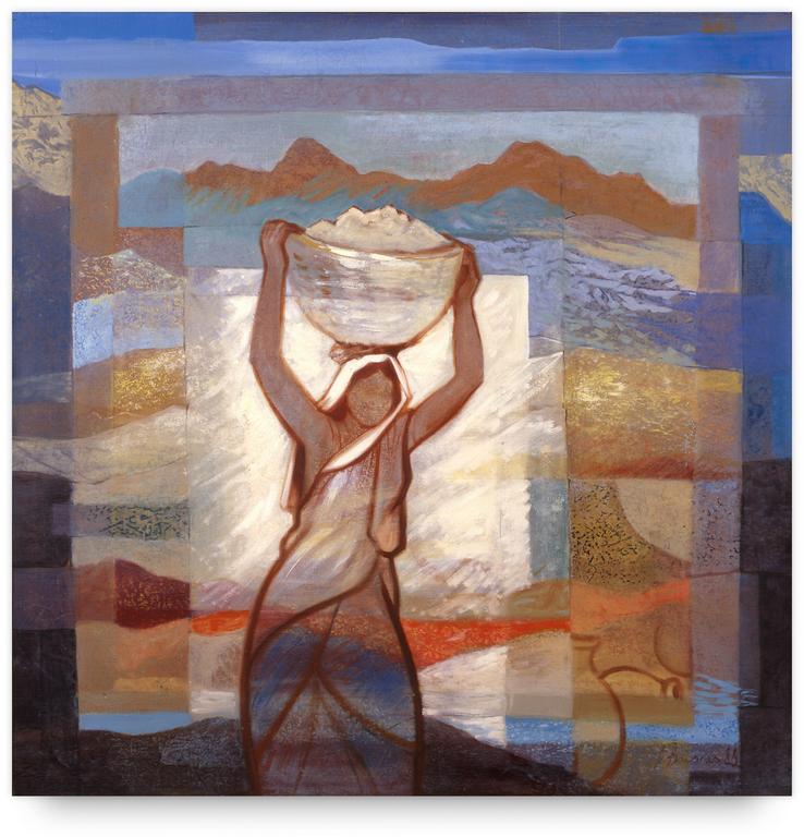 Catalogue raisonné, Henri Baviera, Corbeille de sable - 1988 