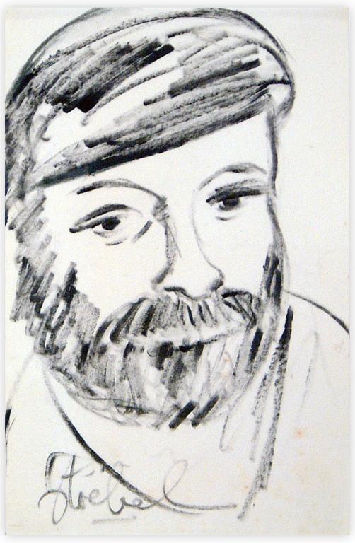 Catalogue raisonné, Edgar Stoëbel, portrait d'homme — 