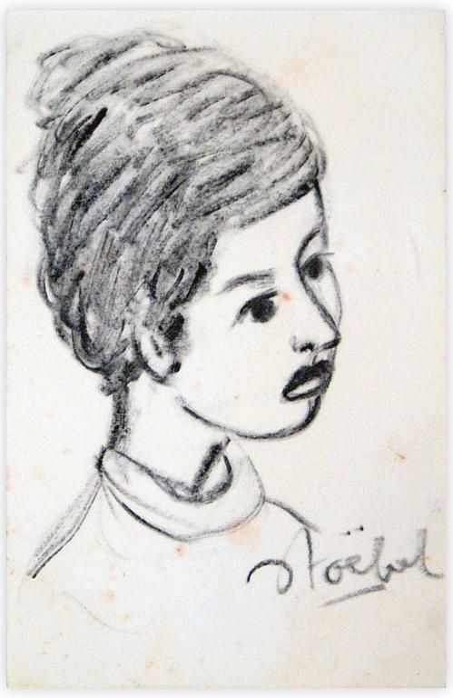 Catalogue raisonné, Edgar Stoëbel, portrait de femme — 