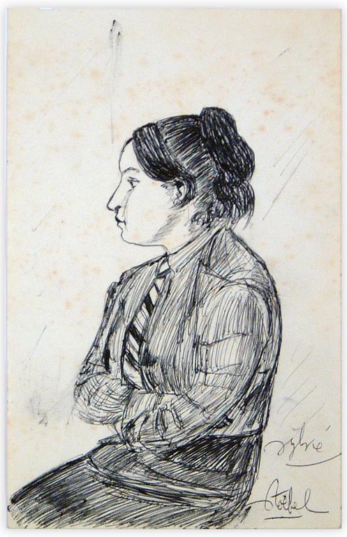 Catalogue raisonné, Edgar Stoëbel, Sylvie - portrait — 