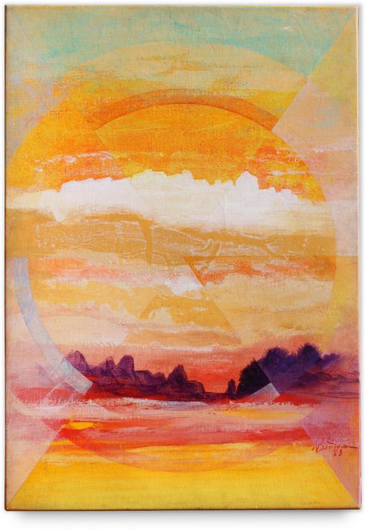 Catalogue raisonné, Henri Baviera, Cercle solaire - 1988