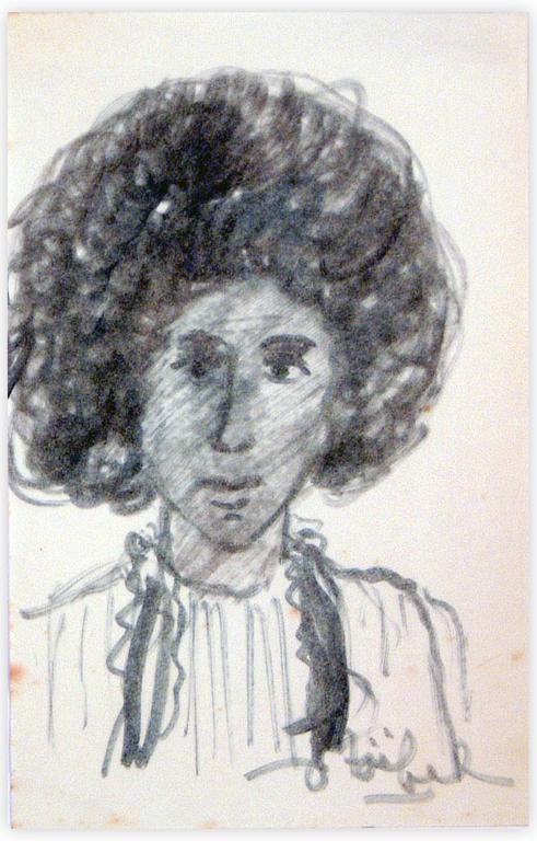Catalogue raisonné, Edgar Stoëbel, portrait de femme — 