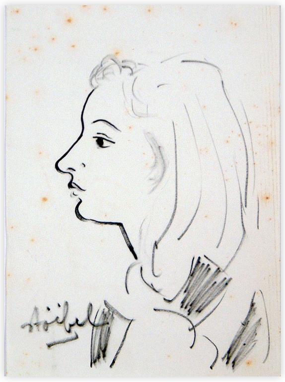 Catalogue raisonné, Edgar Stoëbel, portrait de femme — 