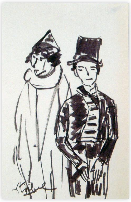 Catalogue raisonné, Edgar Stoëbel, 2 clowns — 