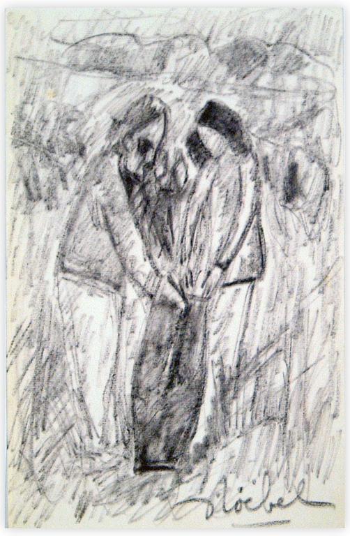 Catalogue raisonné, Edgar Stoëbel, scène de plein air — 