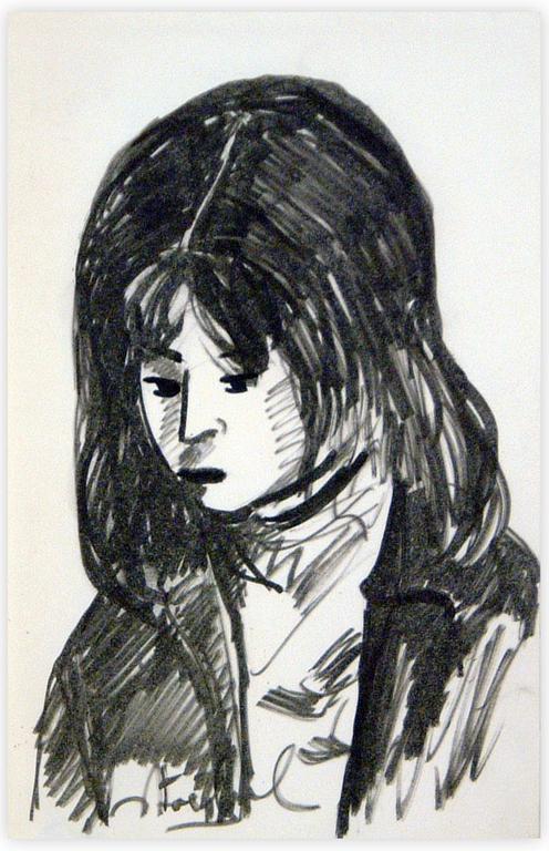 Catalogue raisonné, Edgar Stoëbel, portrait de femme — 