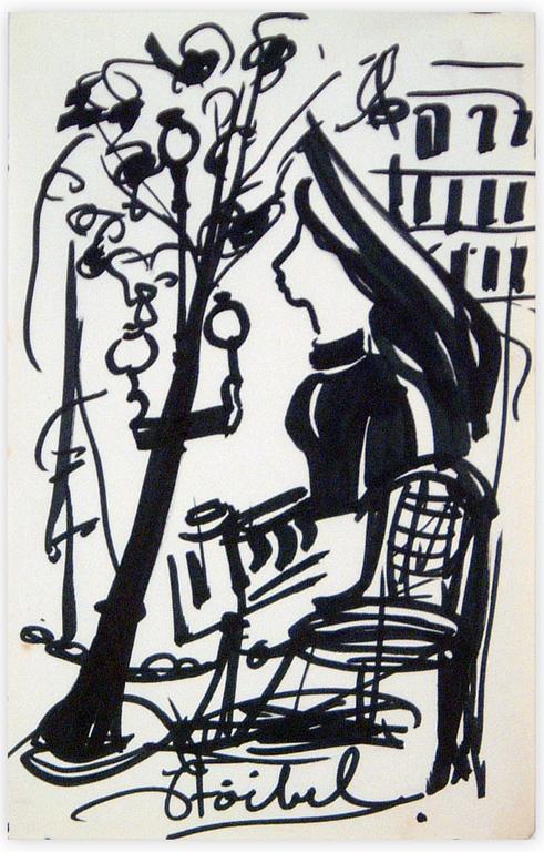 Catalogue raisonné, Edgar Stoëbel, en terrasse — 