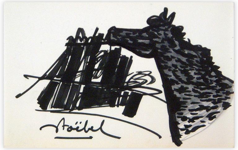 Catalogue raisonné, Edgar Stoëbel, abstract chevalin — 