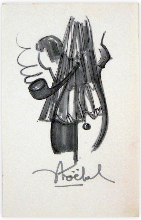 Catalogue raisonné, Edgar Stoëbel, abstract et pipe — 