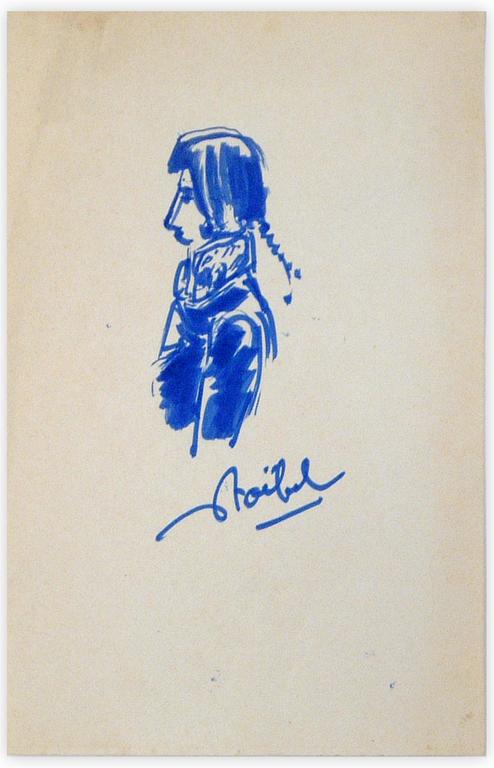Catalogue raisonné, Edgar Stoëbel, costume hussard personnage — 