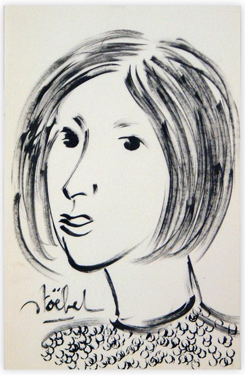Catalogue raisonné, Edgar Stoëbel, portrait de femme — 
