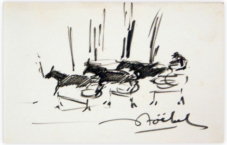 Catalogue raisonné, Edgar Stoëbel, champ de course — 