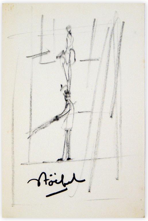 Catalogue raisonné, Edgar Stoëbel, funambules — 