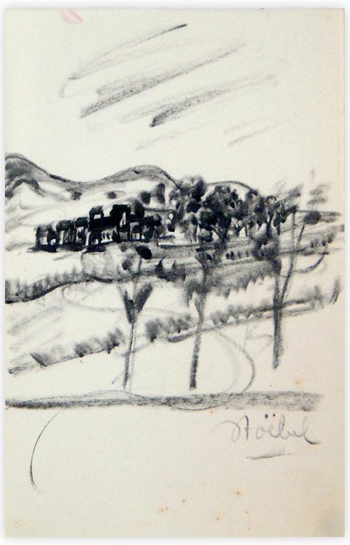 Catalogue raisonné, Edgar Stoëbel, landscape — 