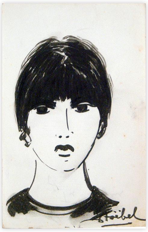 Catalogue raisonné, Edgar Stoëbel, portrait de femme — 