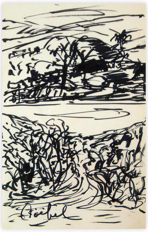 Catalogue raisonné, Edgar Stoëbel, landscape — 