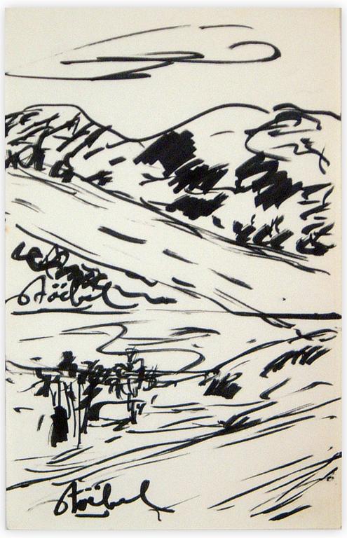 Catalogue raisonné, Edgar Stoëbel, landscape — 