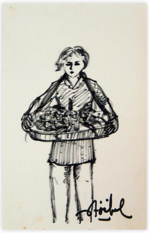 Catalogue raisonné, Edgar Stoëbel, l'ouvreuse — 