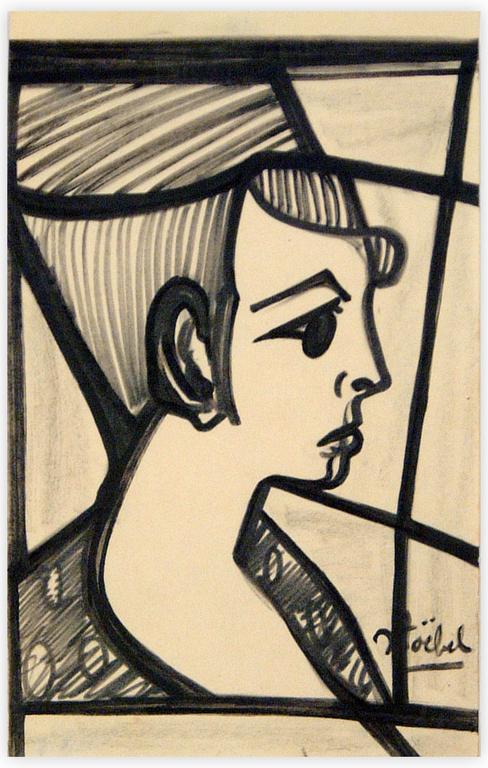 Catalogue raisonné, Edgar Stoëbel, portrait — 