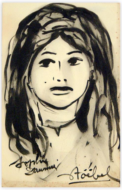 Catalogue raisonné, Edgar Stoëbel, Sophie Daum… - portrait (Sophie Daumier ou Daumié ?) — 