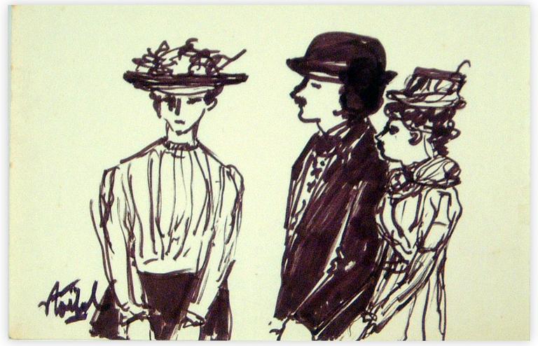 Catalogue raisonné, Edgar Stoëbel, personnages — 