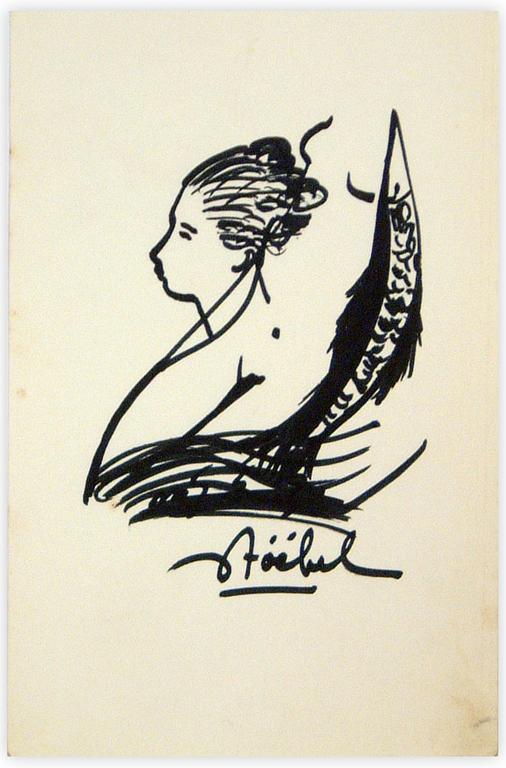Catalogue raisonné, Edgar Stoëbel, femme poisson — 