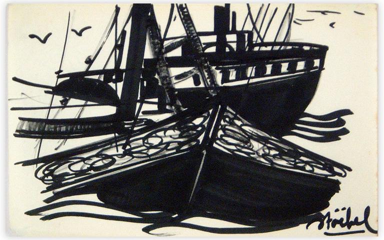 Catalogue raisonné, Edgar Stoëbel, bâteau — 