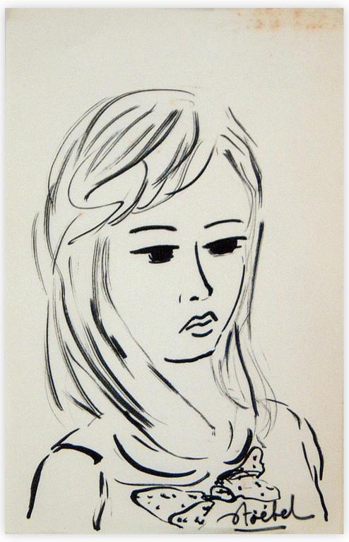 Catalogue raisonné, Edgar Stoëbel, portrait de fillette — 