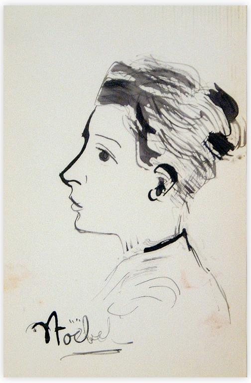 Catalogue raisonné, Edgar Stoëbel, portrait de femme — 
