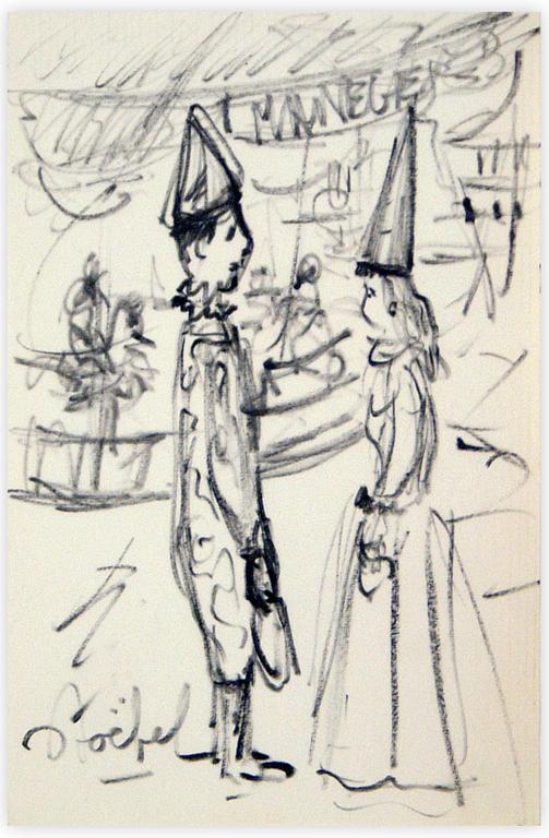 Catalogue raisonné, Edgar Stoëbel, à la fête… — 