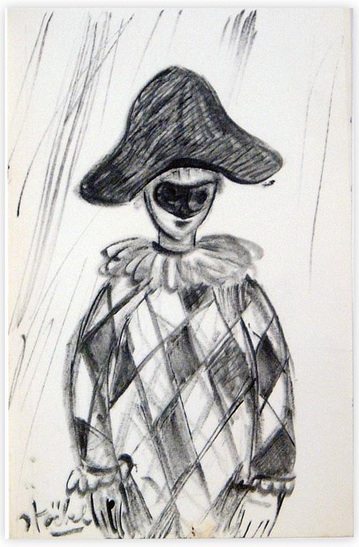 Catalogue raisonné, Edgar Stoëbel, arlequin — 