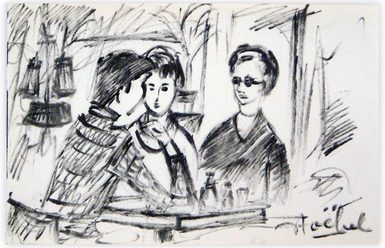 Catalogue raisonné, Edgar Stoëbel, around the table — 