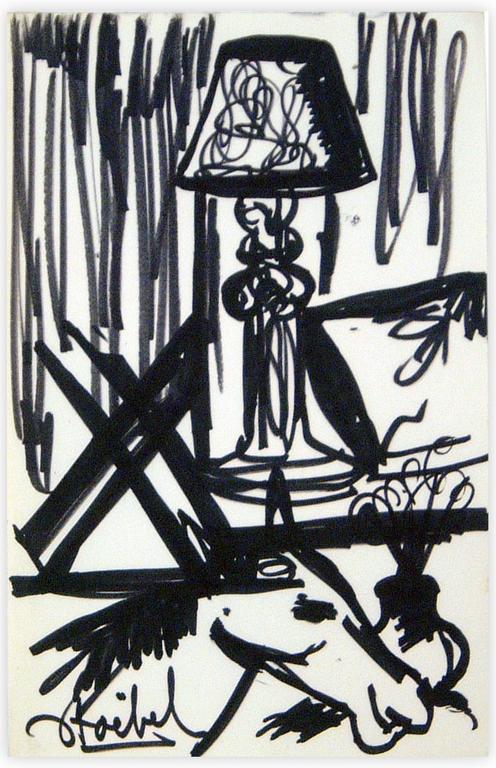 Catalogue raisonné, Edgar Stoëbel, cheval… lampe — 
