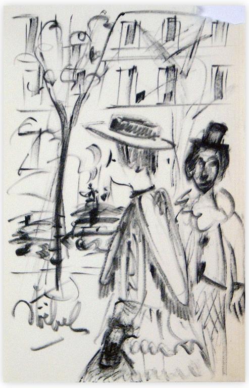 Catalogue raisonné, Edgar Stoëbel, femme au châle — 