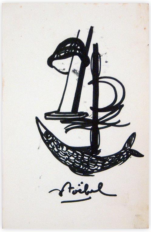 Catalogue raisonné, Edgar Stoëbel, poisson-lune — 