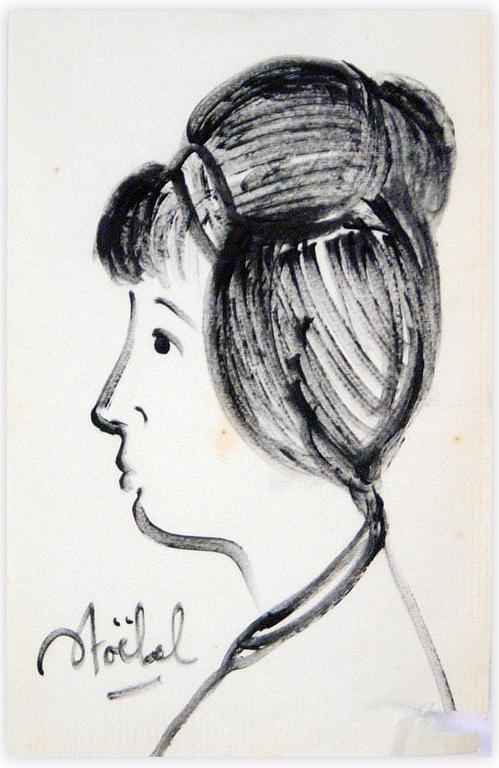 Catalogue raisonné, Edgar Stoëbel, portrait de femme — 