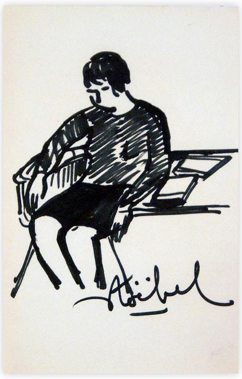 Catalogue raisonné, Edgar Stoëbel, (lasse) femme assise — 